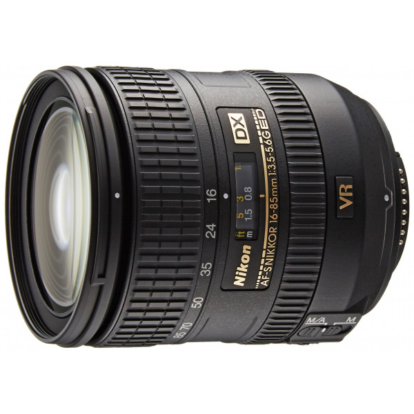 Nikon 16 - 85 mm f/3.5 - 5.6 G ED VR AF-S DX Nikkor Objektiv für Nikon F (24 - 128 mm Brennweite, f/3.5, optischer Bildstabilisator, Durchmesser: 67 mm) schwarz-34